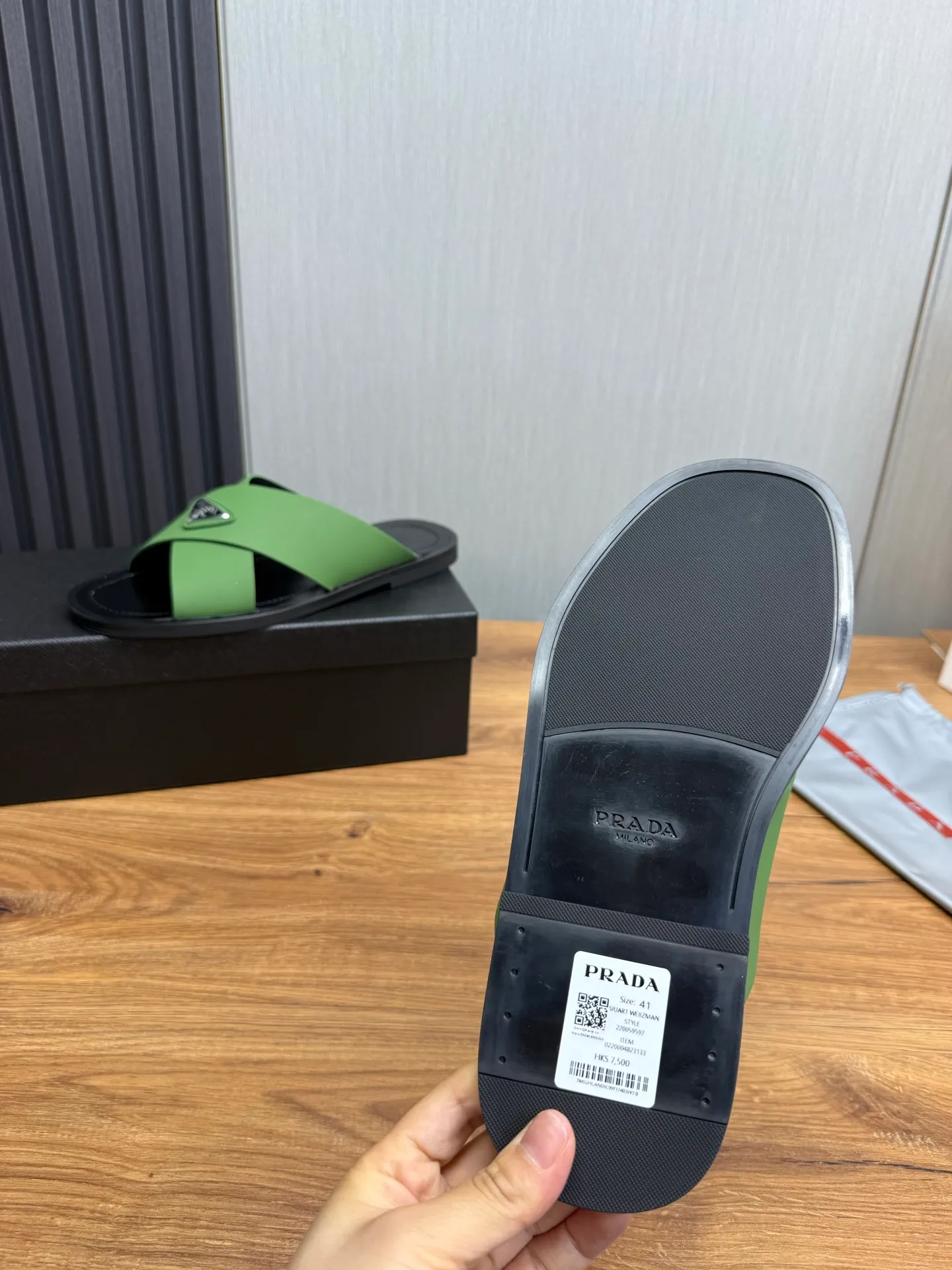 Factory price 340💰 ＰＲＡＤＡPrada - popular men's slippers hot sale 🔥 🩴Official website one to one production 38-45 sizes 45 46 🉑️Customized!